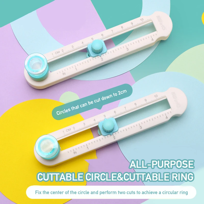 Embossing Knives Circular Cutter Cutting Tool Mini 360 degree manual rotary compass cutter  for Scrapbooking Circular Paper