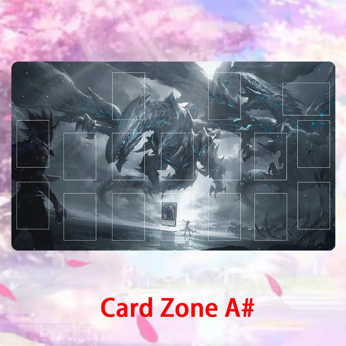 YuGiOh Playmat Neo Blue-Eyes Ultimate Dragon TCG CCG Board Game Trading Card Game Mat Anime Mouse Pad  Desk Mat Zones Bag