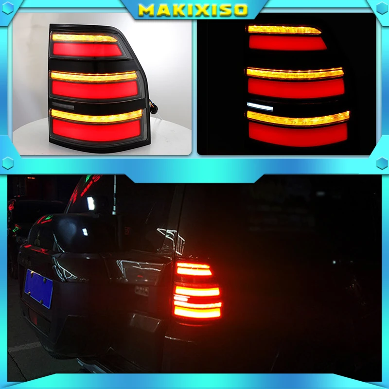 

Car Styling for Pajero V93 Tail Lights 2006-2020 Pajero V97 LED Tail Light Rear Lamp DRL Brake Signal Reverse auto Accessories