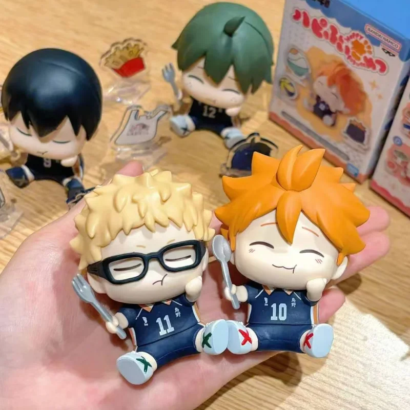 

Оригинальный Haikyuu!! Серия «Счастье вокруг нас»: Слепая коробка с милыми украшениями, загадочная коробка-сюрприз, коллекционные аниме-фигурки, подарок для детей