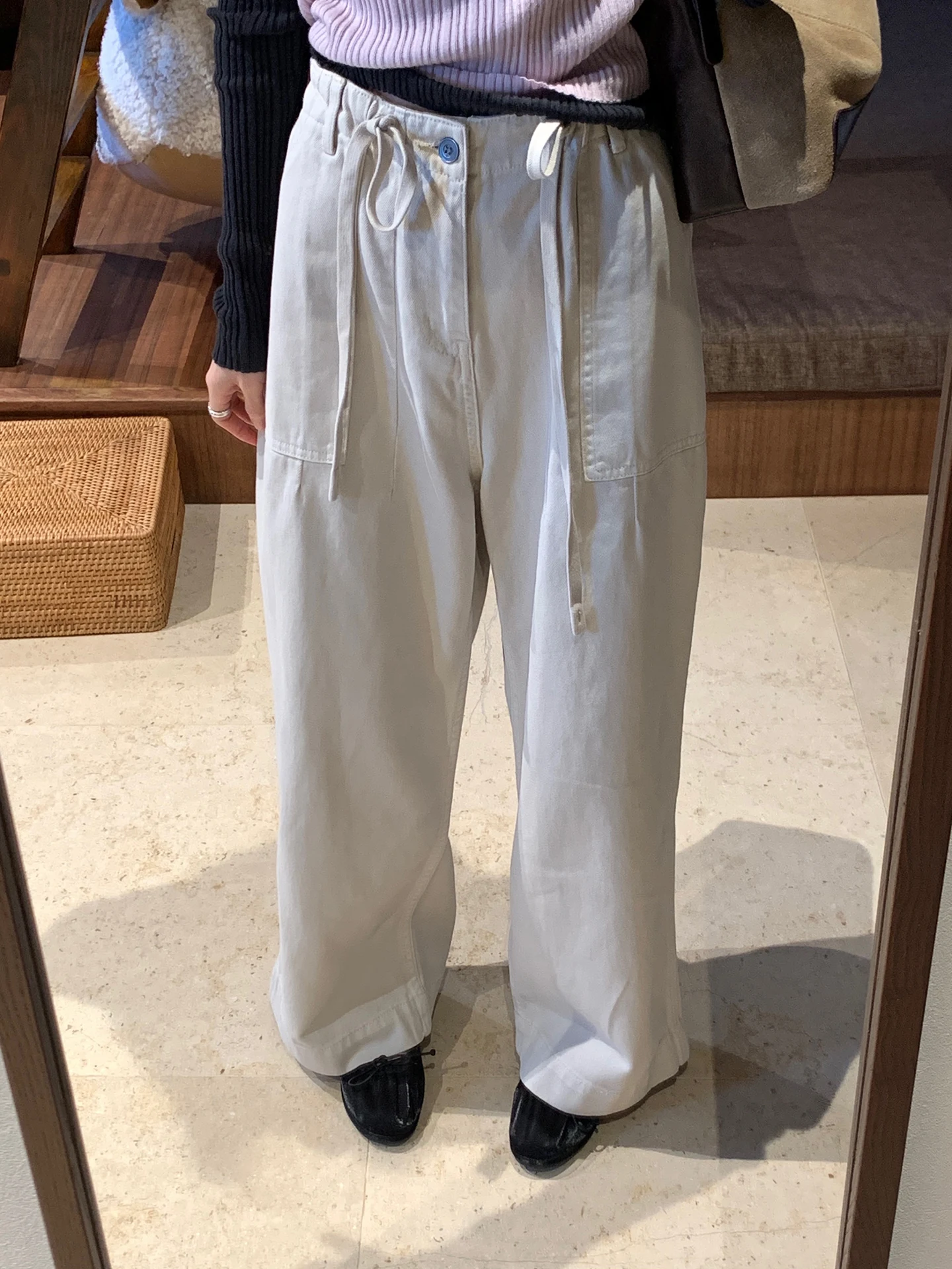 

Джинсы с высокой талией и широкими штанинами, женские, модный дизайн, деним, весенний сезон, повседневная одежда, удобный крой