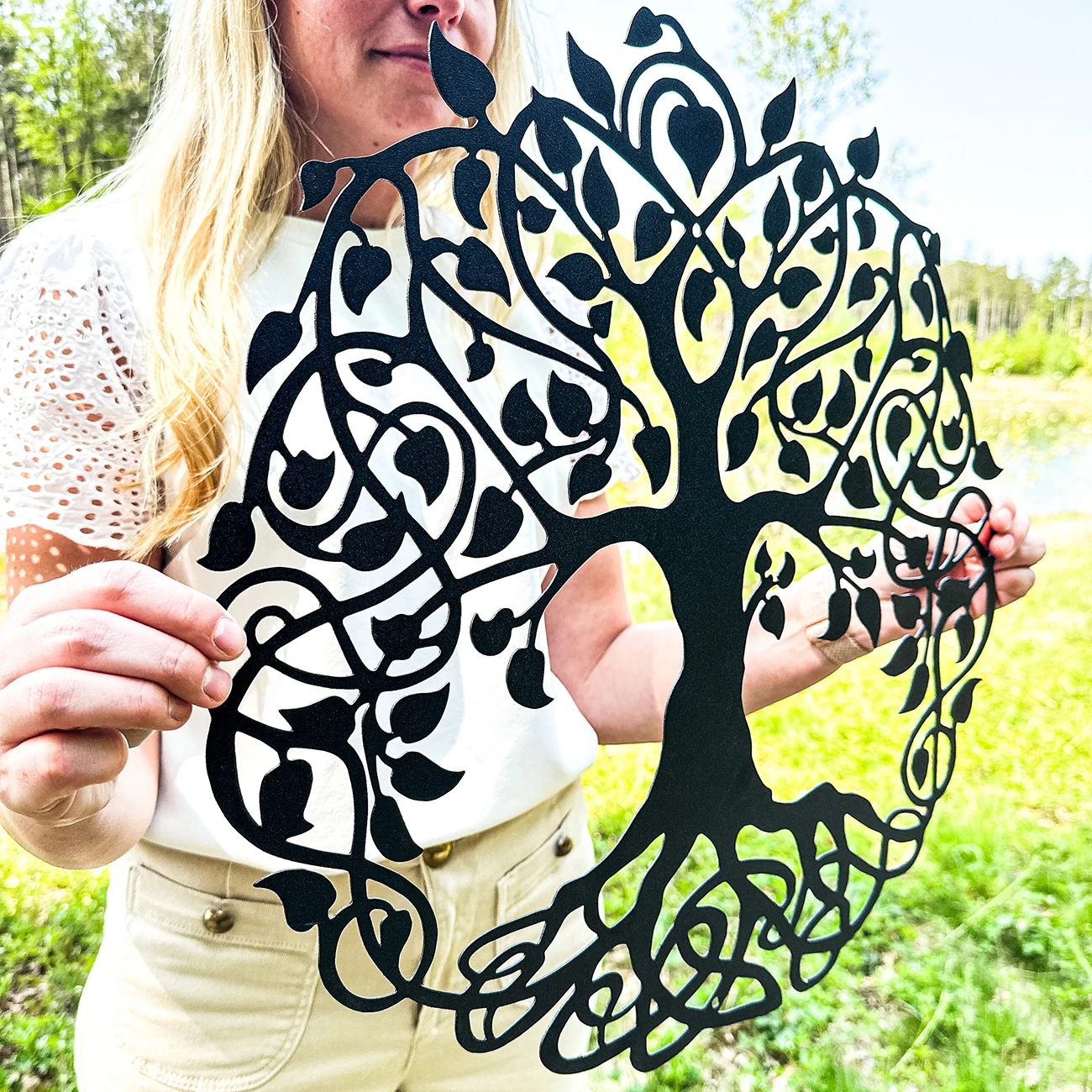 Custom Wall Art Tree of Life Wall Decor Tree of Life Sign Metal Outdoor Sign Weatherproof Sign
