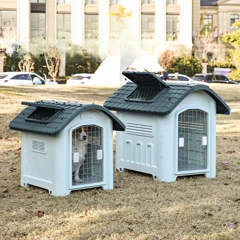 

Kennel outdoor waterproof and rainproof plastic dog house universal in all seasons large kennel tear-resistant summer outdoor