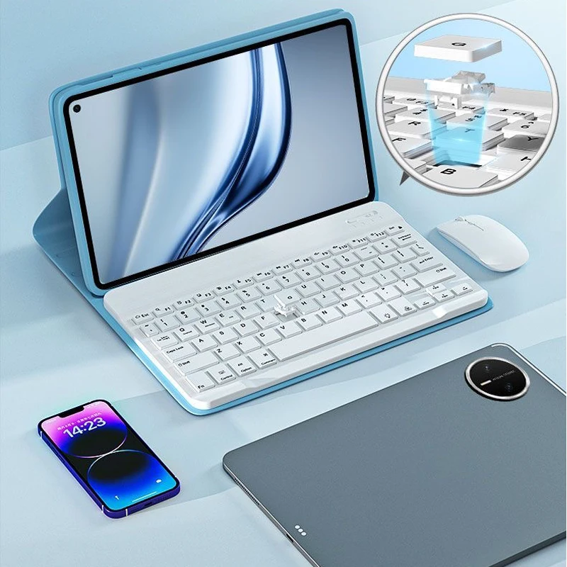Funda con Teclado Desmontable para Lenovo LEGION Y700 1ª, 2ª, 3ª y 4ª Generación (8.8 pulgadas) y Lenovo LEGION Y700 5ª Generación 2026