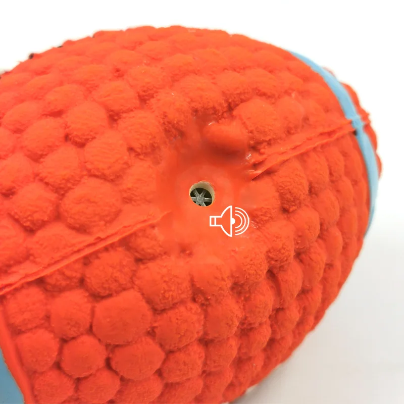 Weicher Haustierball, quietschendes Spielzeug für kleine und große Hunde, Rugby, Tennis, Volleyball, Fußball, Basketball, Latex, Zahnreinigung, Trainingsspielzeug – Detail 8