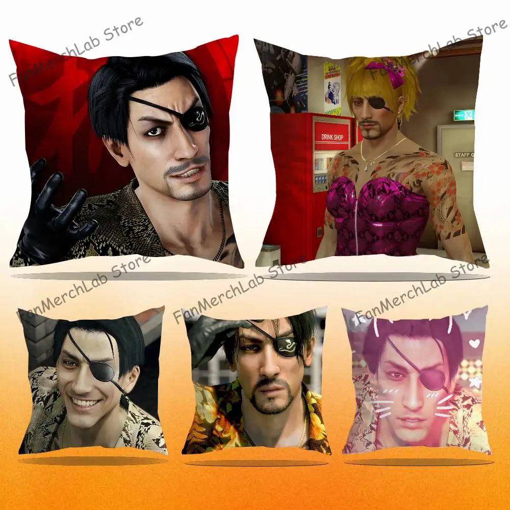 

31Style Goro M-Majima Pillowcase Pillowslip Cushion Plush Boys Girls Cartoon Anime Kawaii Decoration Kids Birthday Cute Gifts