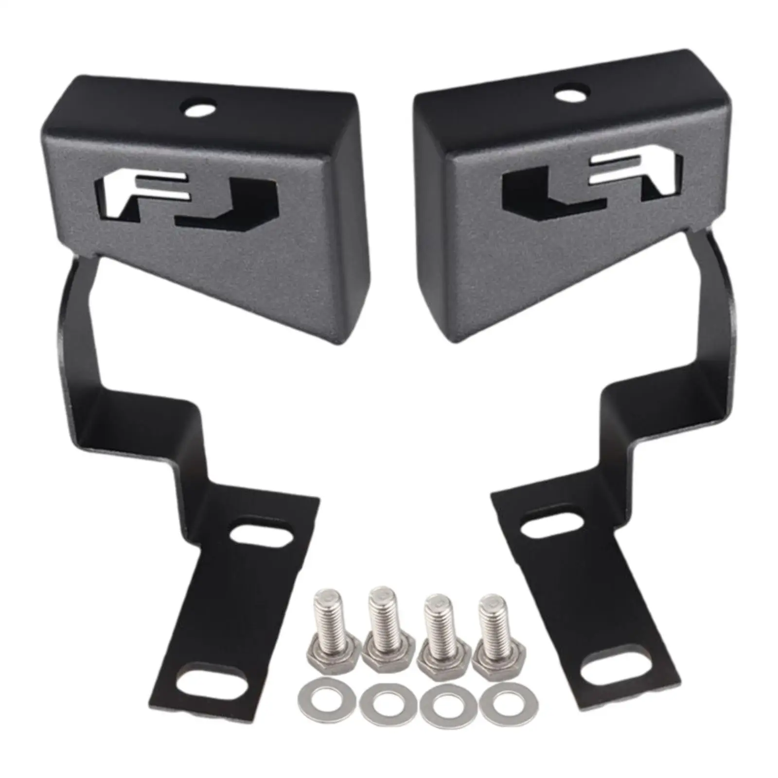 الزجاج الأمامي مصباح ليد تصاعد قوس قوي الجبهة القلنسوة دعامة إضاءة غطاء السيارة ضوء جبل قوس ل FJ كروزر 2007-2016