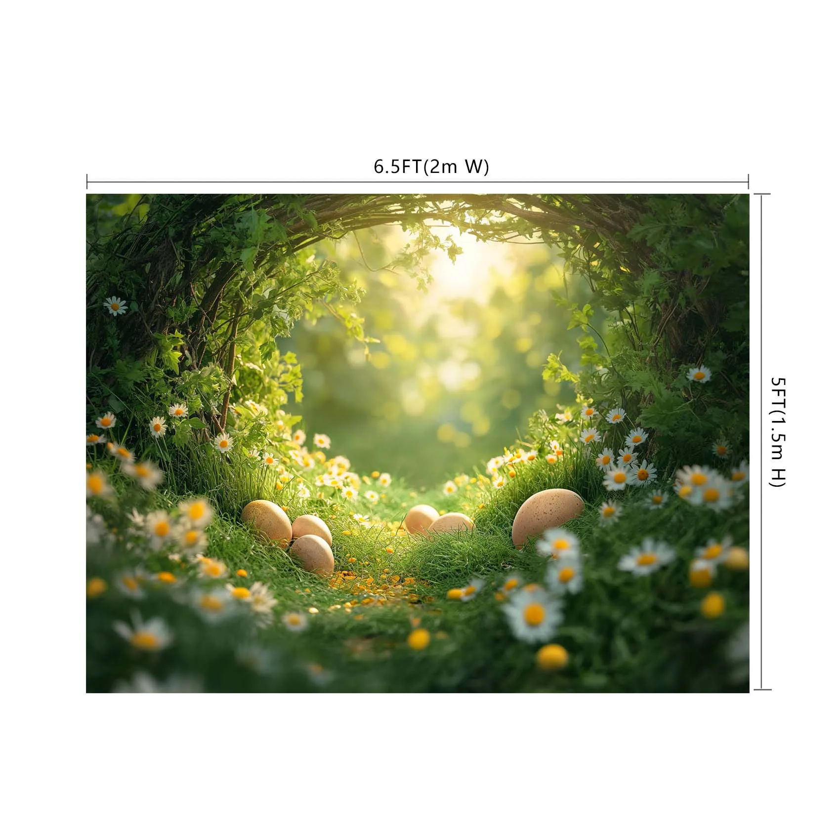 خلفية تصوير عيد الفصح ، صور أطفال ، صور ، نمط زهور وبيضة ، فينيل إيكون ، طراز عتيق ، خلفية ، ربيع