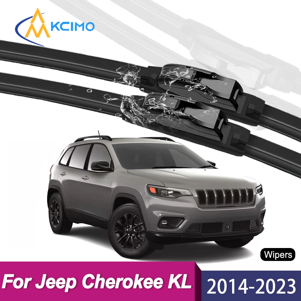 

2PCS Auto Wiper Blades for Jeep Cherokee KL 2014–2023 Perfect Fitting Long Service Life
