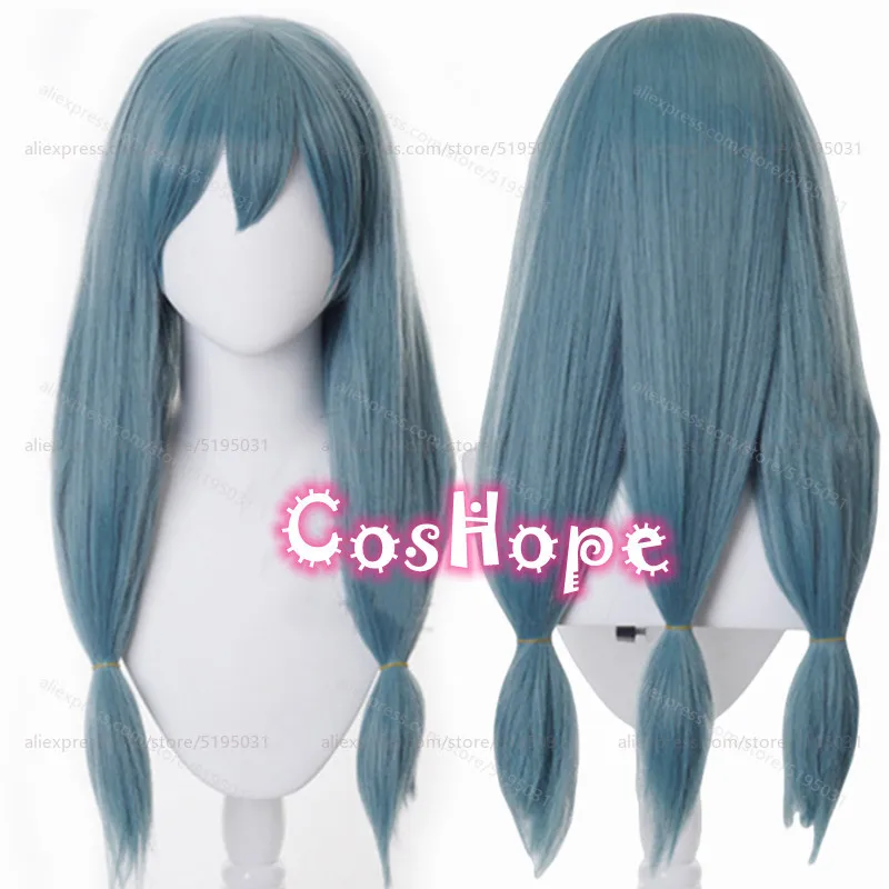 

Парик для косплея Mahito, длина 60 см, синий парик, аниме, парики для косплея, термостойкие синтетические парики для Хэллоуина, карнавала, вечеринки