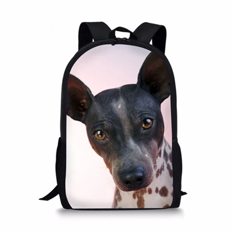 2025 Cute 3D Bull Terrier Dogs Printed School Bags for Girls Backpacks Children Book Bags Junior School Student Bag sac a main