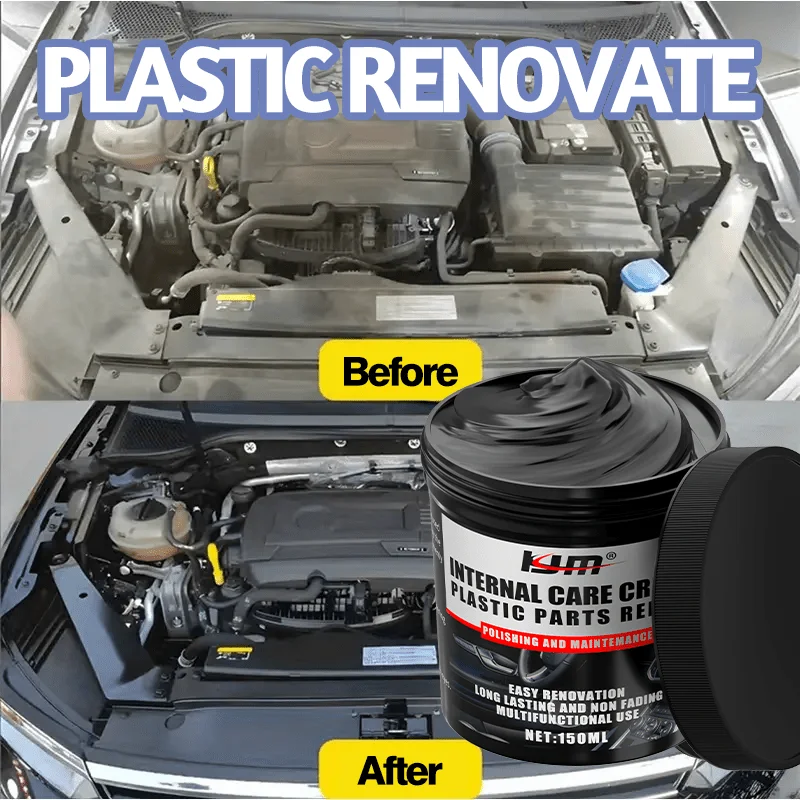 NEW Car Bumper Repair Paste - restores artificial leather with plastic, enhances black effect, car polishing with refurb coating image 5