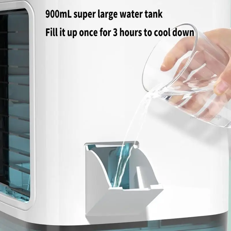 27rb 3 скорости миниатюрный кондиционер USB -питаний для льда охладители с ночным светом