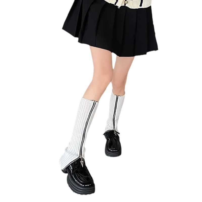 meias-de-trico-y2k-com-ziper-e-perna-larga-meias-empilhaveis-estilo-insjk-para-meninas-cor-solida-meias-empilhaveis-estilo-spicy-girl