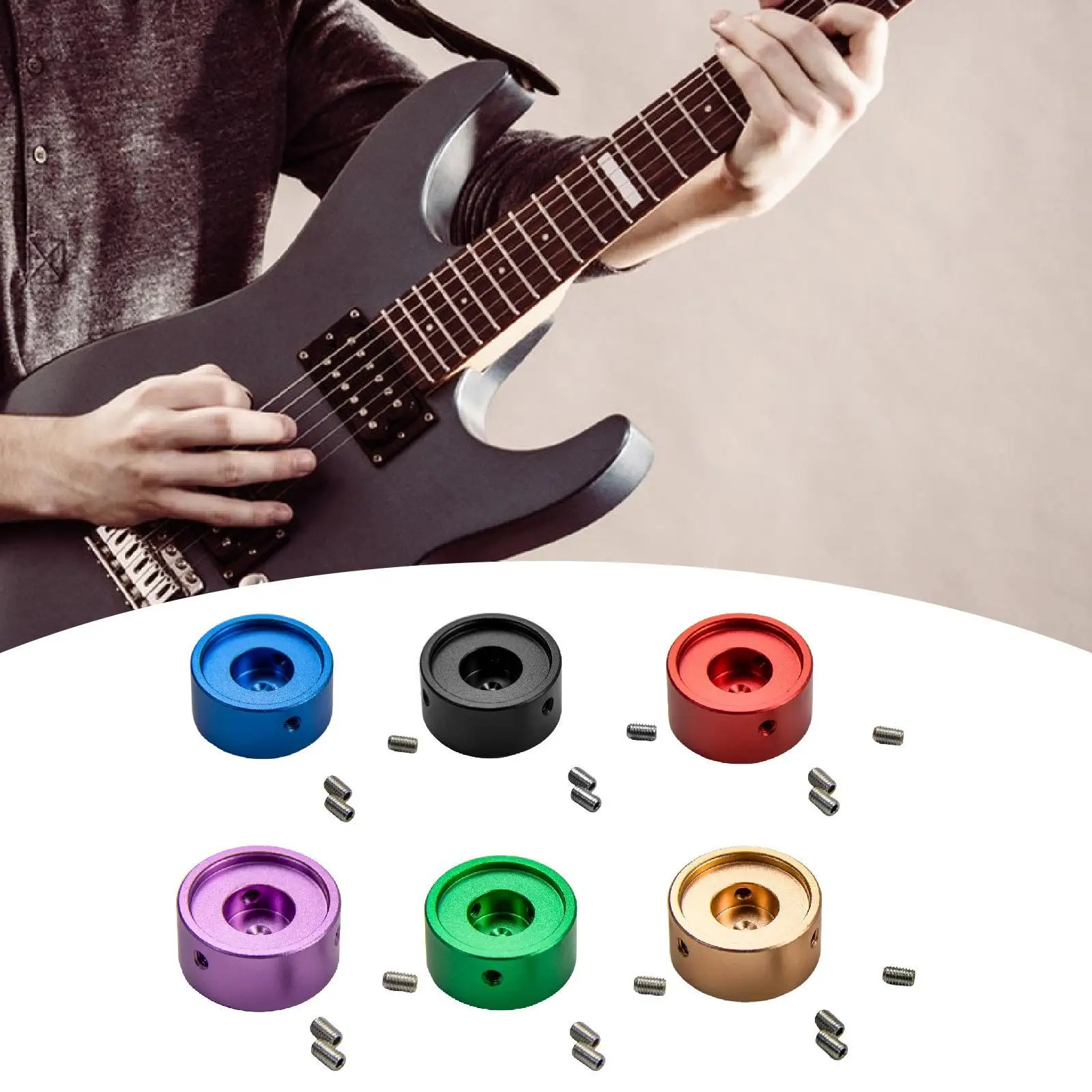 Effect Pedal Board Topper Aluminum Alloy Footswitch Cap Secure Screw Protector for Guitar Pedal Looper and Multi-effects Use