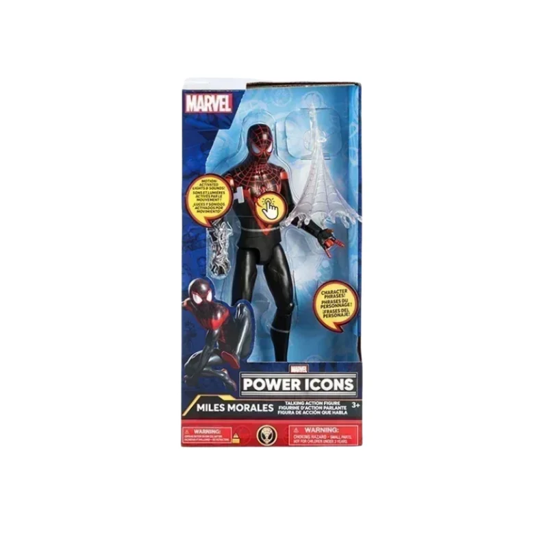 Marvel Spider-man: Miles Morales Action Figures Model Lights Up And Makes Sounds Adult Kids Toy Gifts