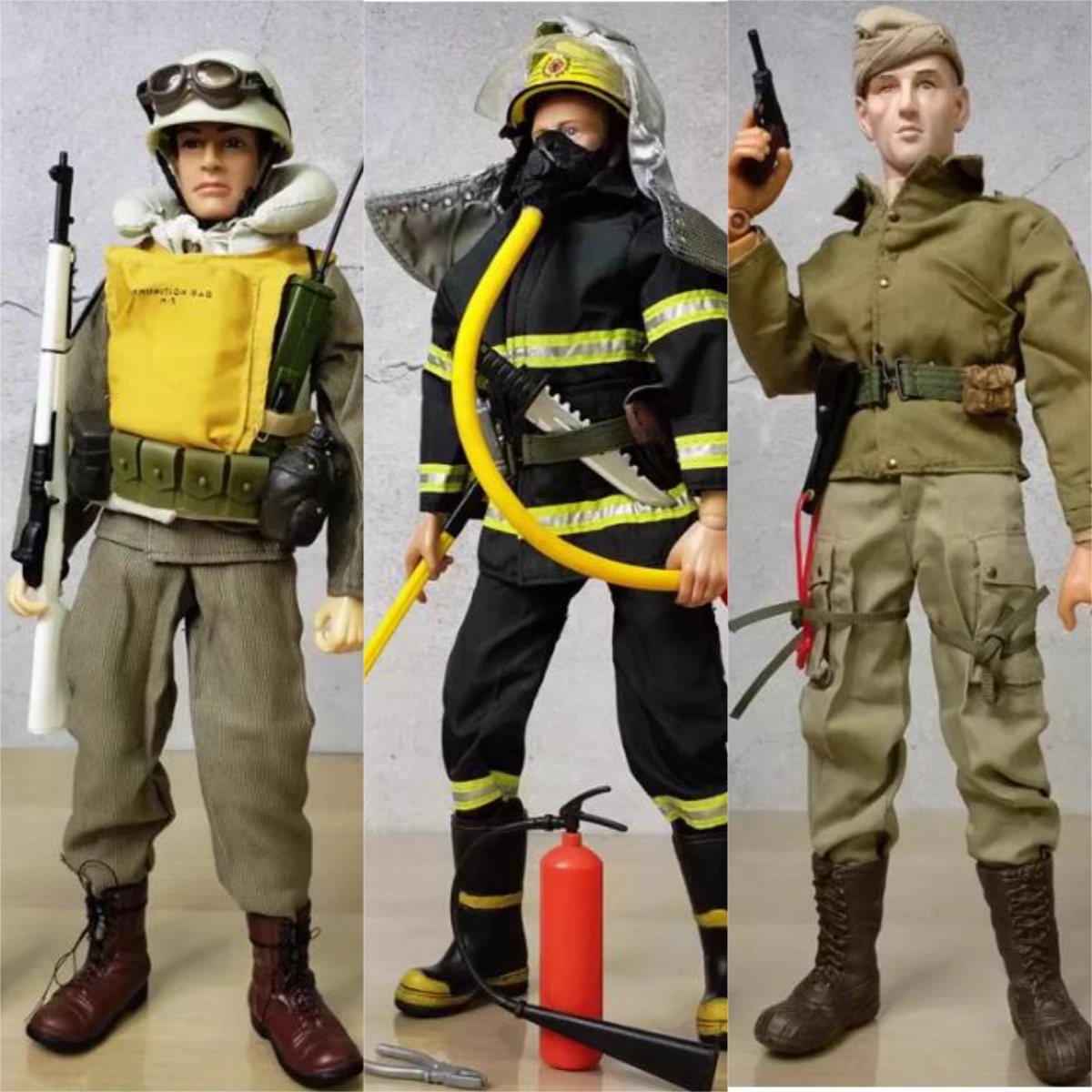 

Collections 1/6 Scale WWII Britain Royal Soldiers Action Figures Model for 12in Male Soldier Accessory Gift Toys