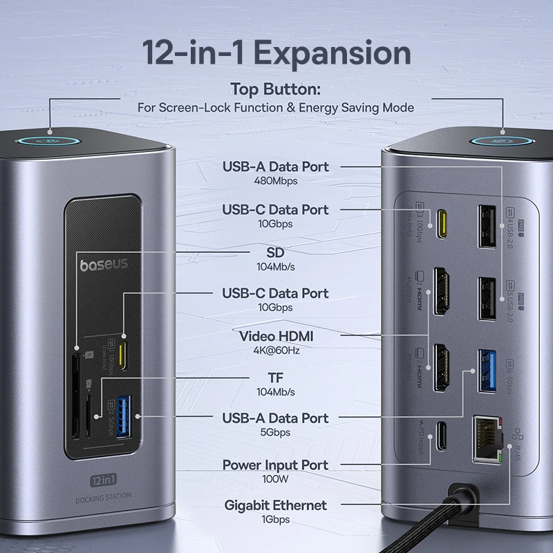 Рисунок 4 - Адаптер Baseus 12-в-1 USB C HUB