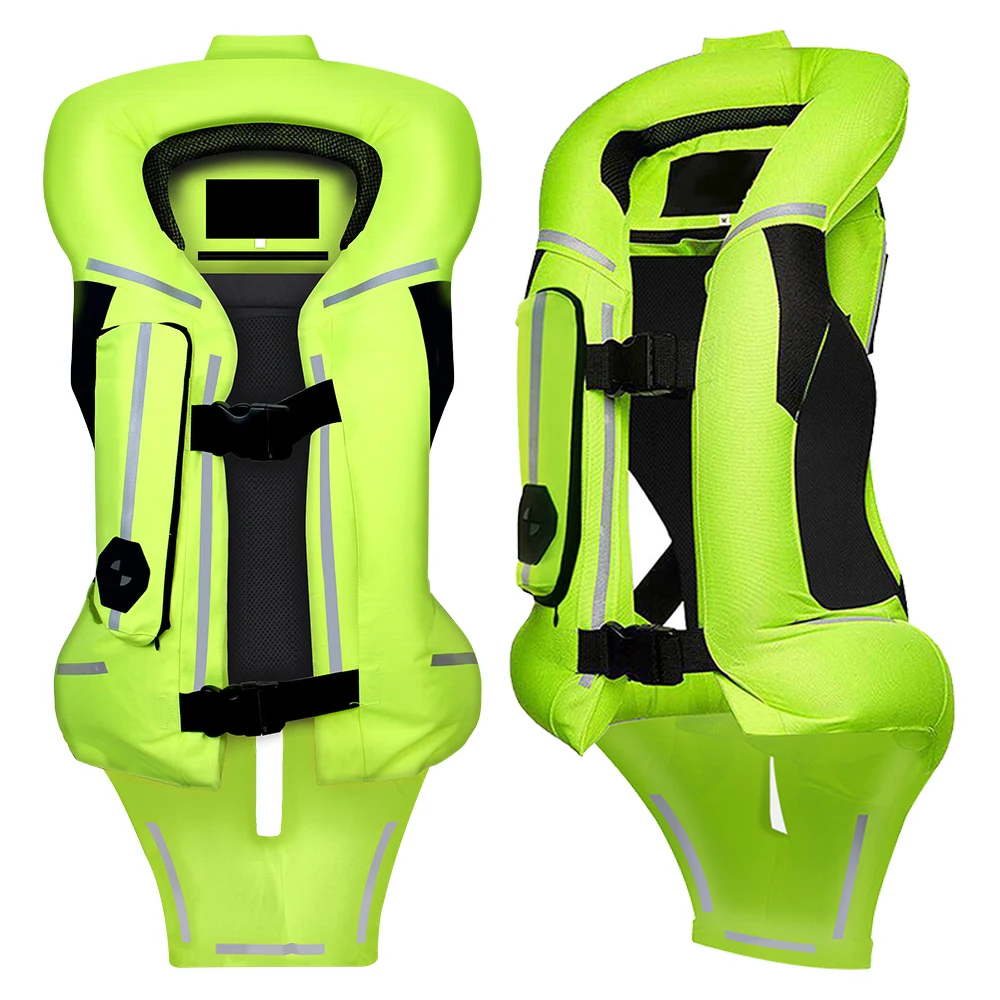 

Мотоциклетный жилет с подушкой безопасности, защитная одежда для мотокросса, светоотражающий, противоударный, с подушкой безопасности, сертифицированный CE.