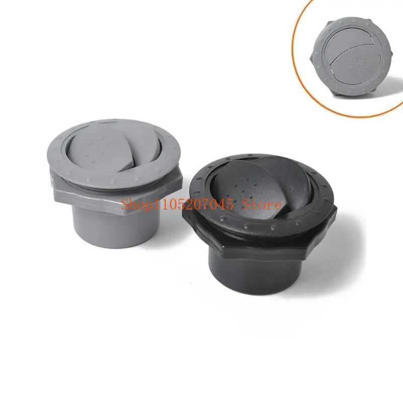 37cd Universal Air Conditioner Deflector Outlet Round Rotating Vents for RV Bus Truck