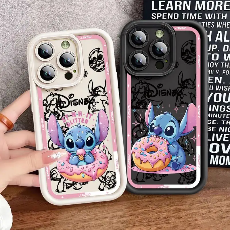 

Disney Stitch Lovely Phone Case for Xiaomi Redmi Note 11 Pro 5G 12S 11S 12 13 11 Pro Plus 10S 10 Pro 13 5G Capa Soft Cover