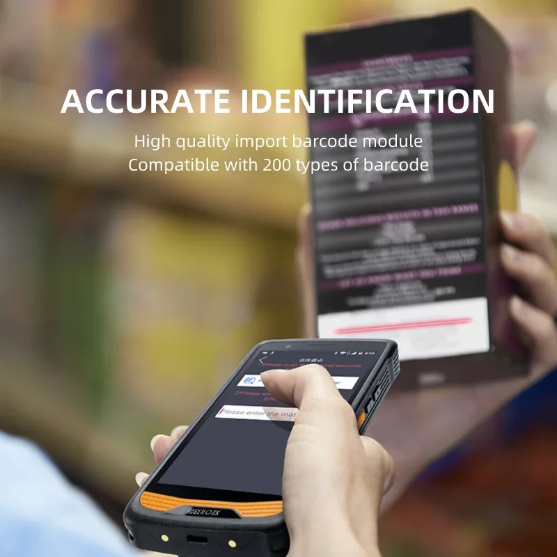 OEM R36A 720*1440 ضوء الشمس قابل للقراءة 450 شمعة 5.5 بوصة مع وحدة NFC UHF RFID وعرة أندرويد المساعد الشخصي الرقمي الصناعي المحمول #2