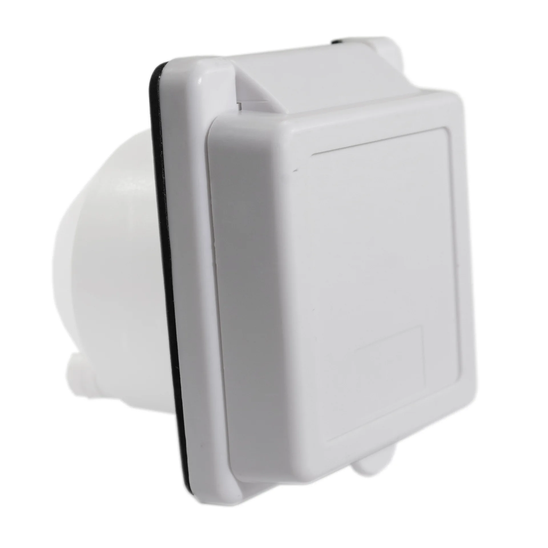 American RV is suitable for power socket with cover 30A pin torsion lock connection 125V white with waterproof cover