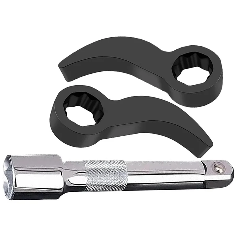 

AA81-3 Pcs Crowbar Adapter-Head Tool,Pry Bar Wrench Adaptor-Head Fits 1/2Inch Drive Ratchets Half Shaft Removal Tool