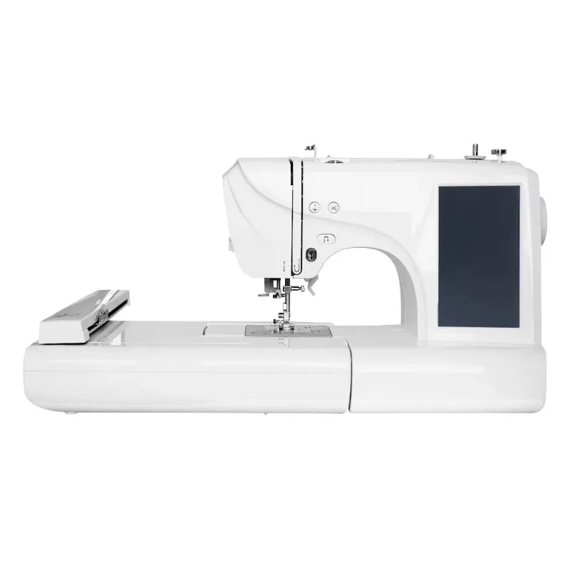 

High quality 45W7 inch touch color LCD large screen convenient one button automatic threading home embroidery machine