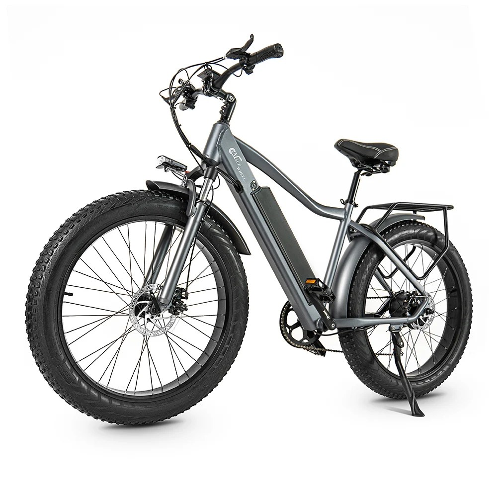 

26 Inch Electric Bike 48V 500W 17AH Folding Fat Tyre Electric Bike 7 Speed Off Road Mountain Electric Adult Mobility Scooter