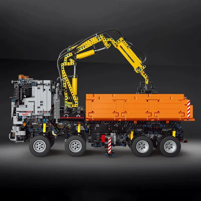 MOLD KING 19007 Kit di costruzione tecnica App Telecomando Motorizzato Aroc Truck 3245 Blocchi MOC Mattoni Giocattoli per bambini Gif di Natale