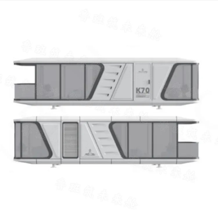 Modular Customized A-Frame Cabin Light Steel Prefabricated Mobile Tiny House For B&B Urban Living Kit