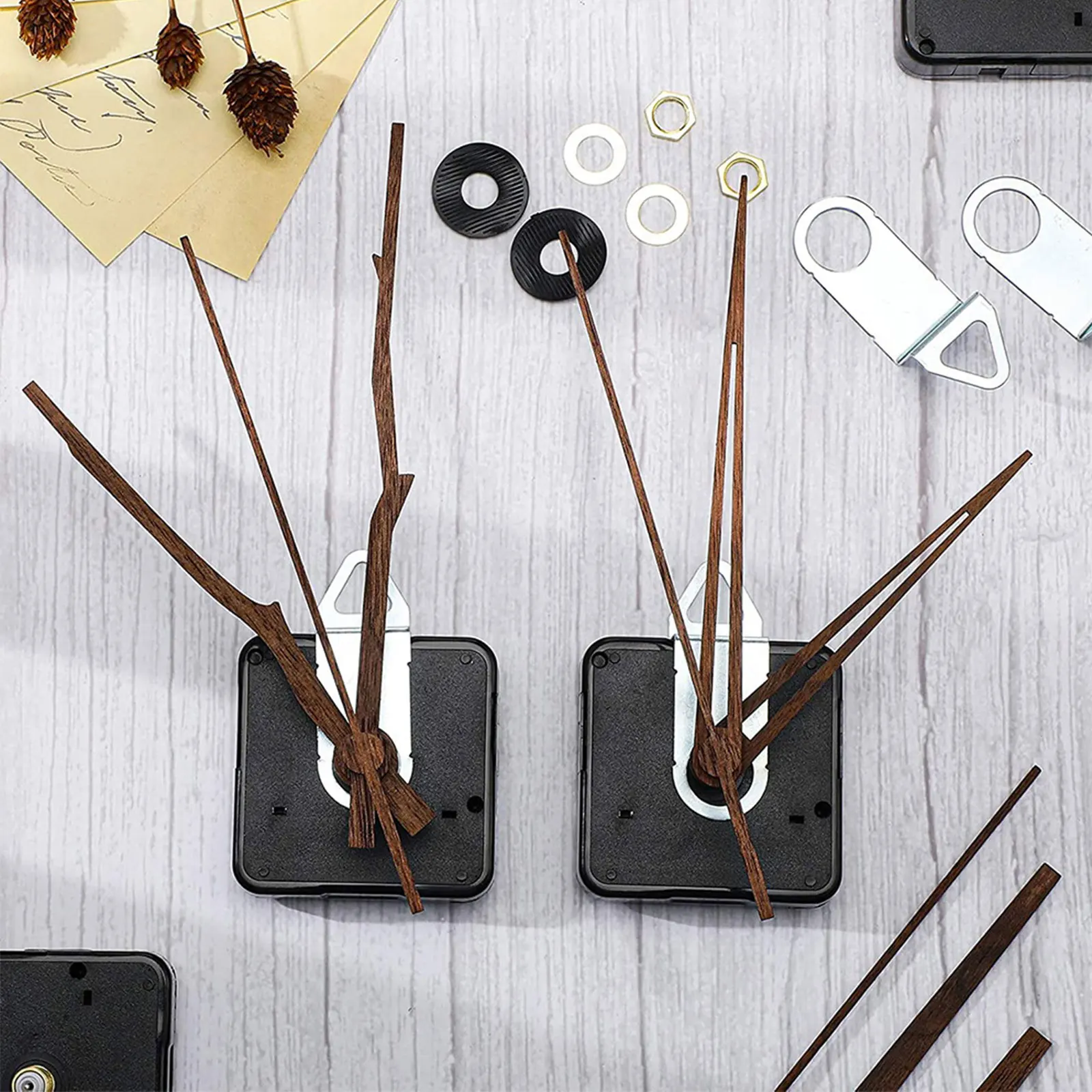 

Sturdy Plastic And Clock Movement Replacement Parts Kits For Craft And Embroidery Clock Accessories