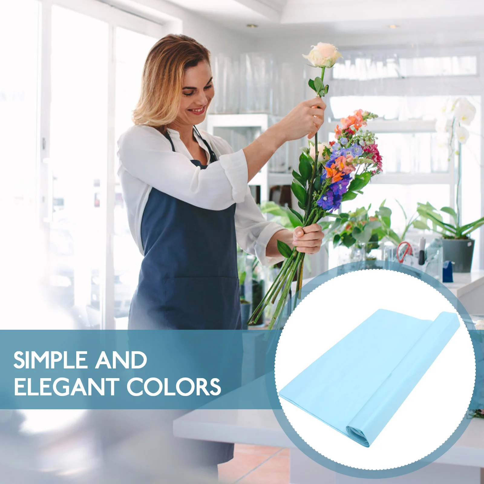 40 ورقة من ورق تغليف الزهور، ورق تغليف الزهور لتغليف الهدايا، لوازم حرفية الزهور، غلاف الهدايا