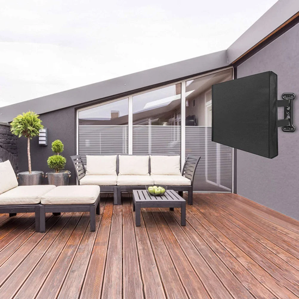 

Waterproof Set Cover 36-38inch Outdoor Television Protector Seamless Durable Weatherproof Screen Protector Cover Remote