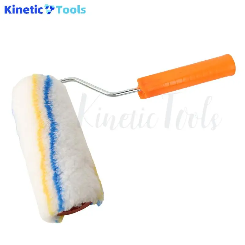 

6 inch Mini Paint Roller Covers Kit Reusable Polyester Paint Roller Brush For Hotel Wall Corner Painting Tool