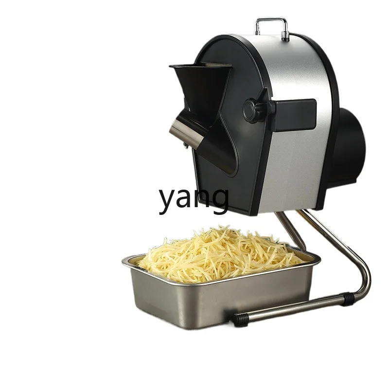 Lcx commercial potato shredder radish slicing potato shredded garlic slicing machine