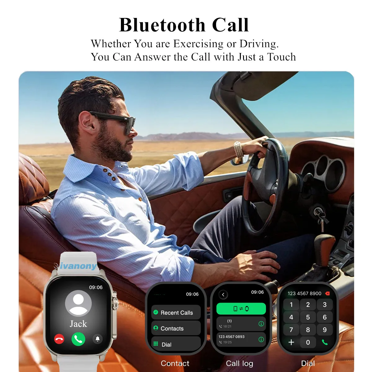 Original Smart Watch H26 Ultra Plus Bluetooth Call Compass Support Reply Whatsapp Message Map Navigation Smartwatch Men Women