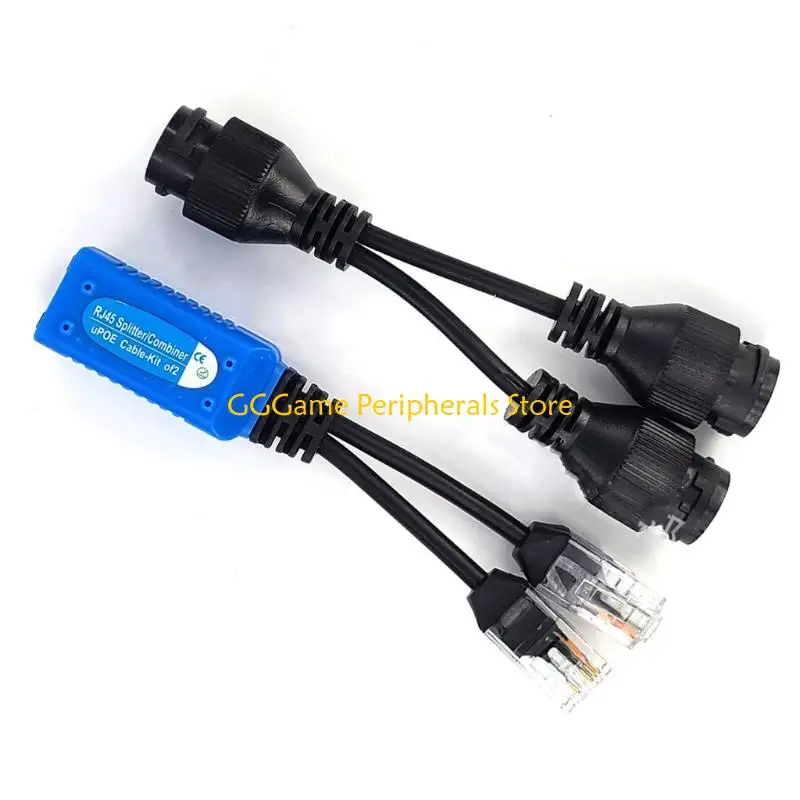 U55B POE Combiner Splitter Durability Ensuring Reliabled Ethernet Transmission for Office Home and School Networking