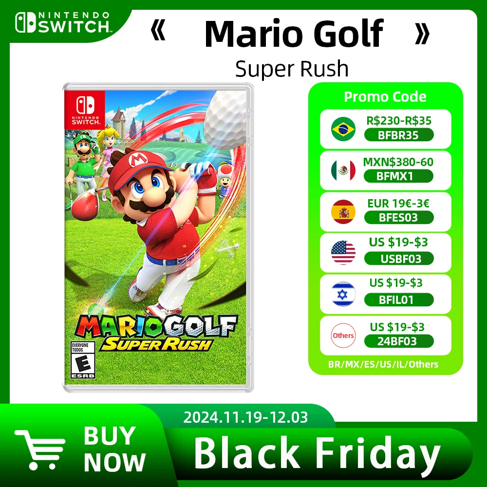 Nintendo Switch Game Deals - Mario Golf ：Super Rush - 100% Original Games Physical Cartridge Support TV Tabletop Handheld Game