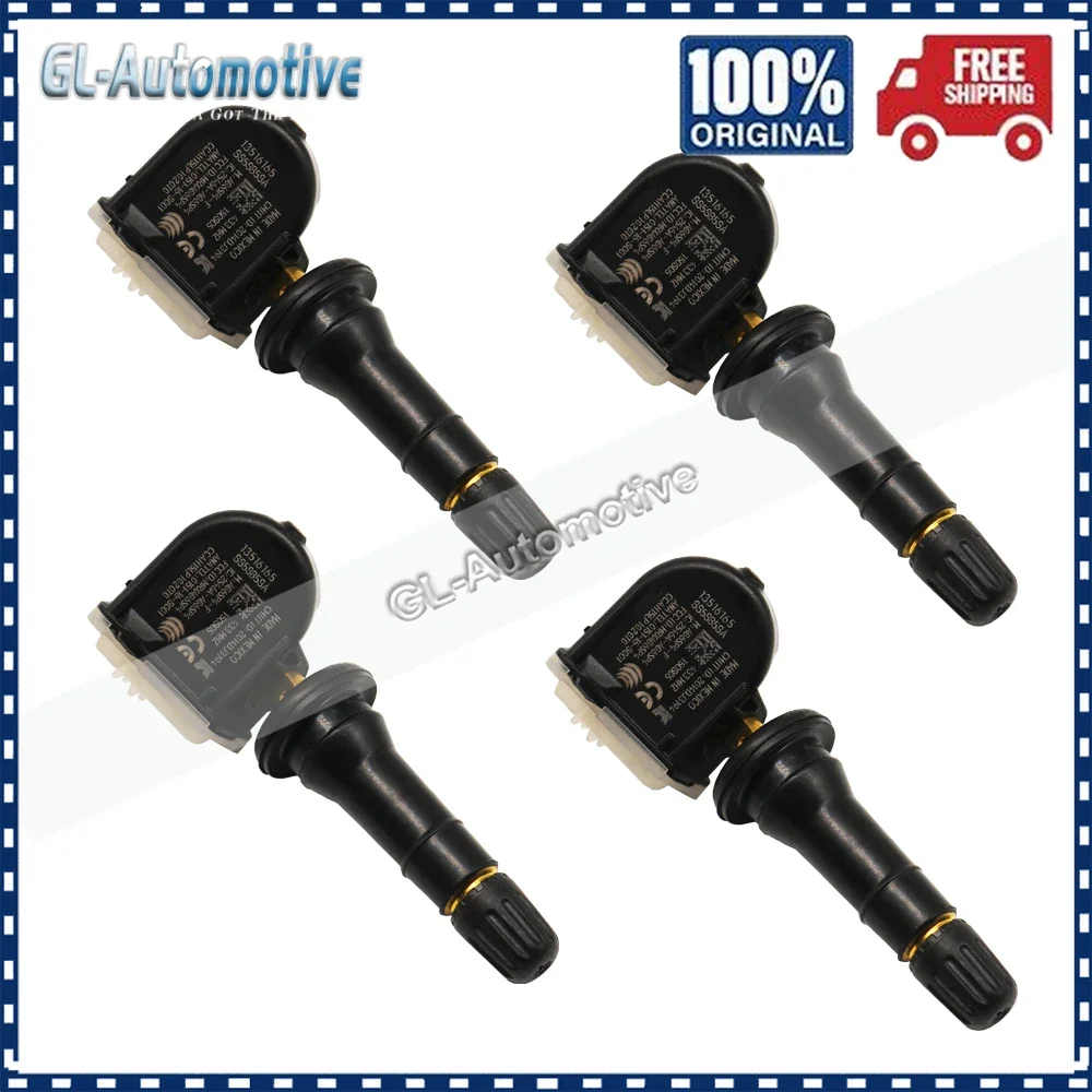 Set of (4)Tire Pressure Sensor 433MHZ for Opel Astra Insignia Mokka Karl Antara Ampera Vauxhall Antara Mokka Viva Astra Insignia