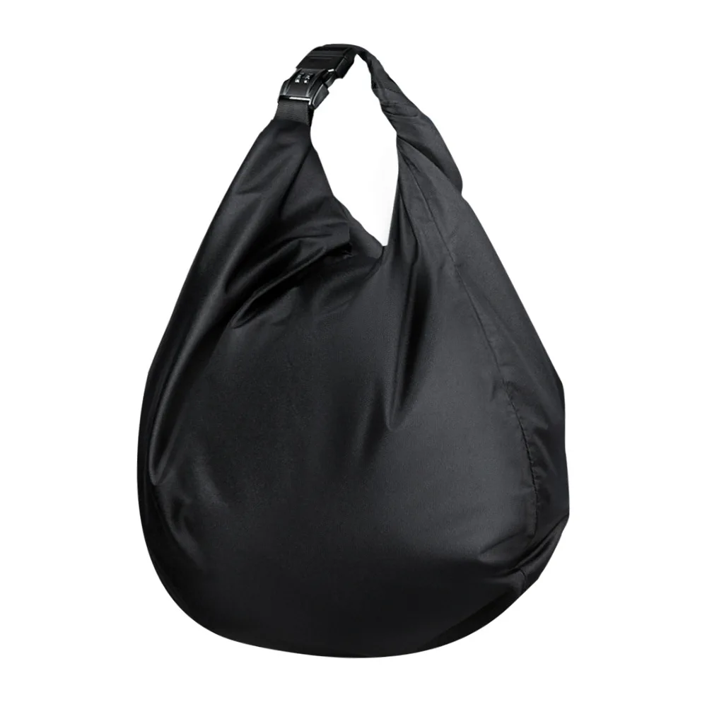 Oxford Fabric Helmet Bag Lockable Waterproof Foldable 30L Motorcycle Riding Outdoor Large Capacity Dustproof Anti-loss Lock