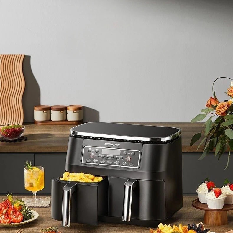 مقلاة هوائية VF911 منزلية جديدة ذات سعة كبيرة ومتعددة الوظائف وذكية وفرن منخفض الدهون
