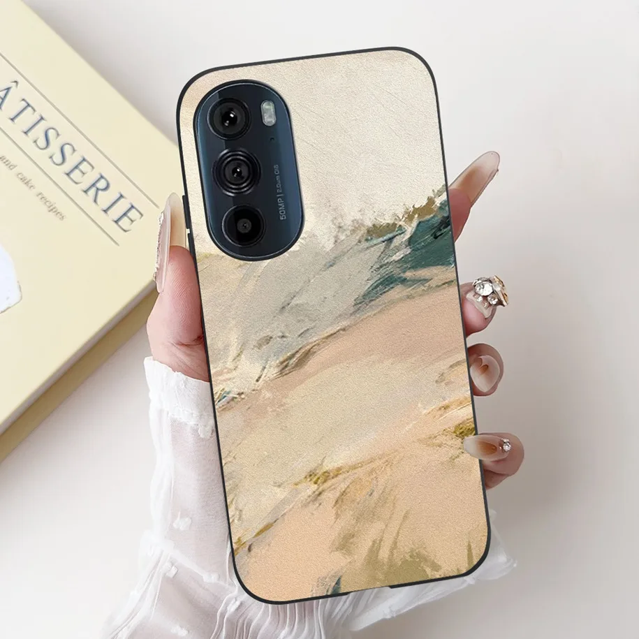 For Motorola Edge 30 Pro Case XT2201-1 Cover Lovely Panda Bowknot Silicone Shockproof Cover For Moto Edge Plus 2022 Edge30 Funda view 2