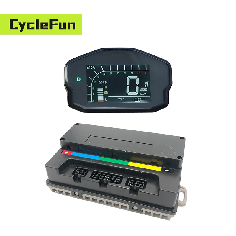 

Контроллер Votol EM50s 55A DC 48 В-72 В контроллер двигателя BLDC с дисплеем DKD для комплектов для переоборудования электрических мопедов и скутеров