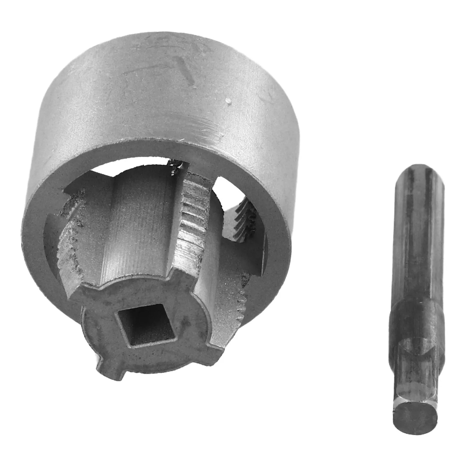 Water Pipe Threader 3/4 Inch Internal External Thread Cutting Tool For PPR PVC Plumbing Drilling Die Opener Metal Gray