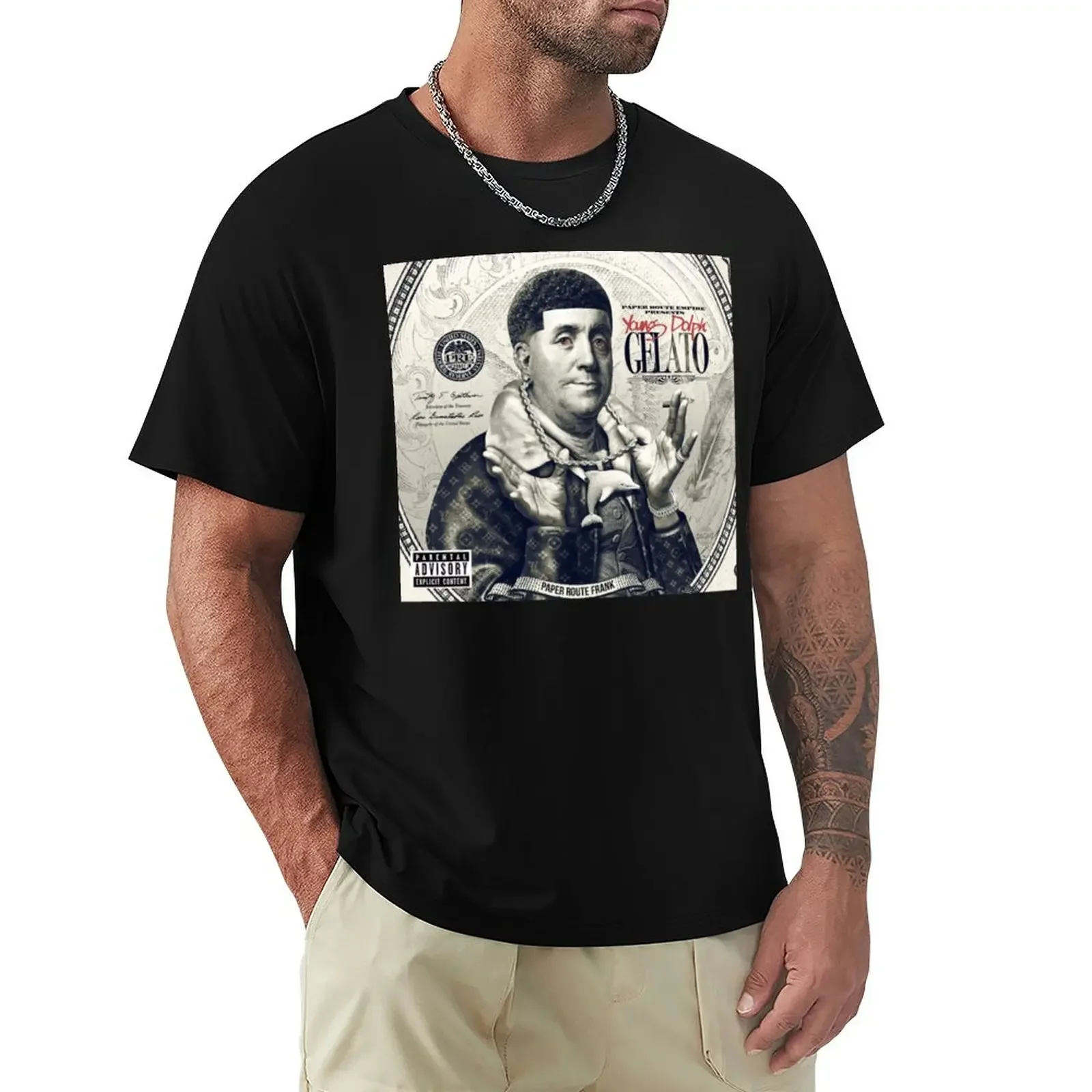 

Gelato - Young Dolph T-Shirt graphics anime clothes Men's t shirts