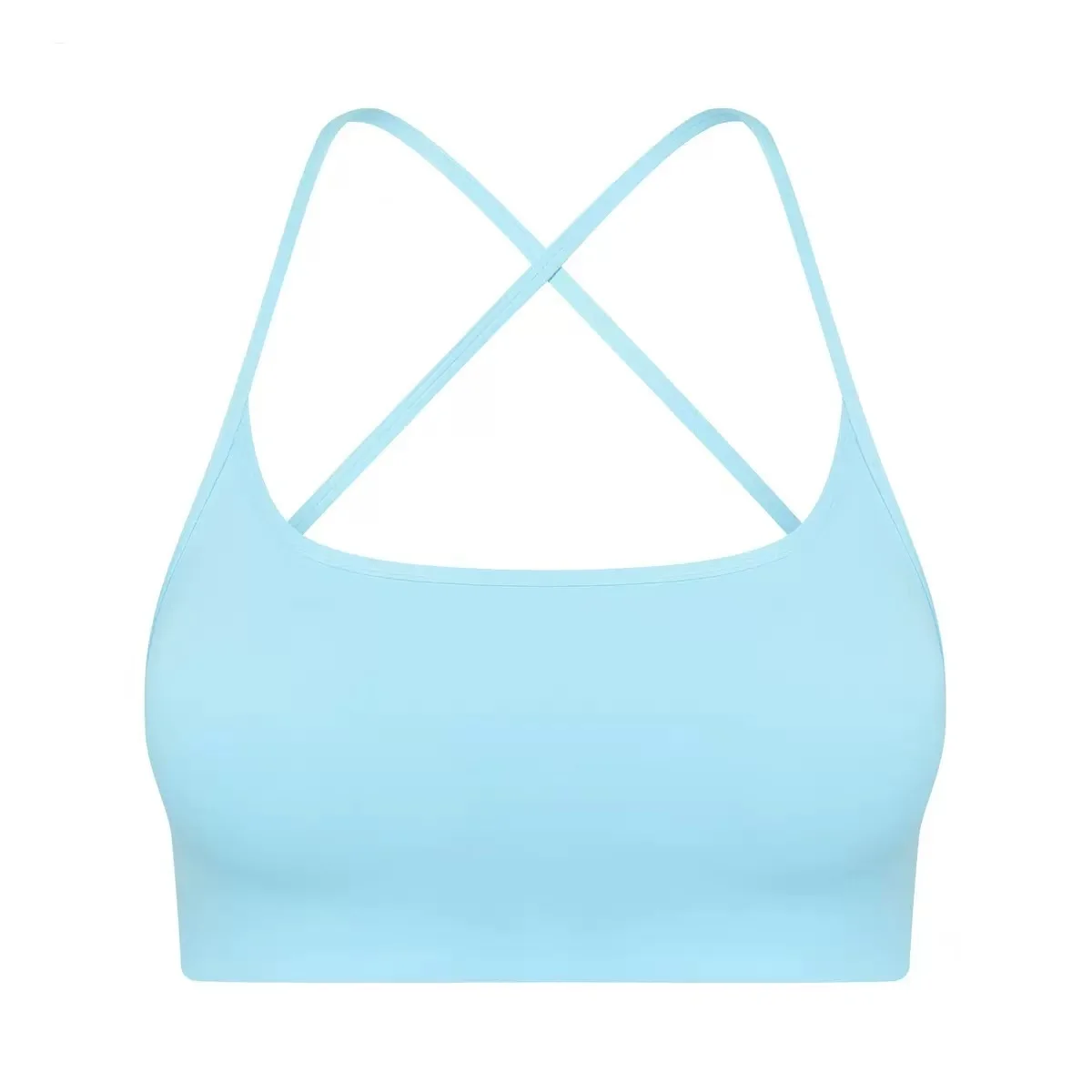 

Fitness Sexy Cross Hollow Back Sexy Thin Strap Sports Bra Low Intensity Yoga Pilates Training Sports Lingerie Top Gym Clothing