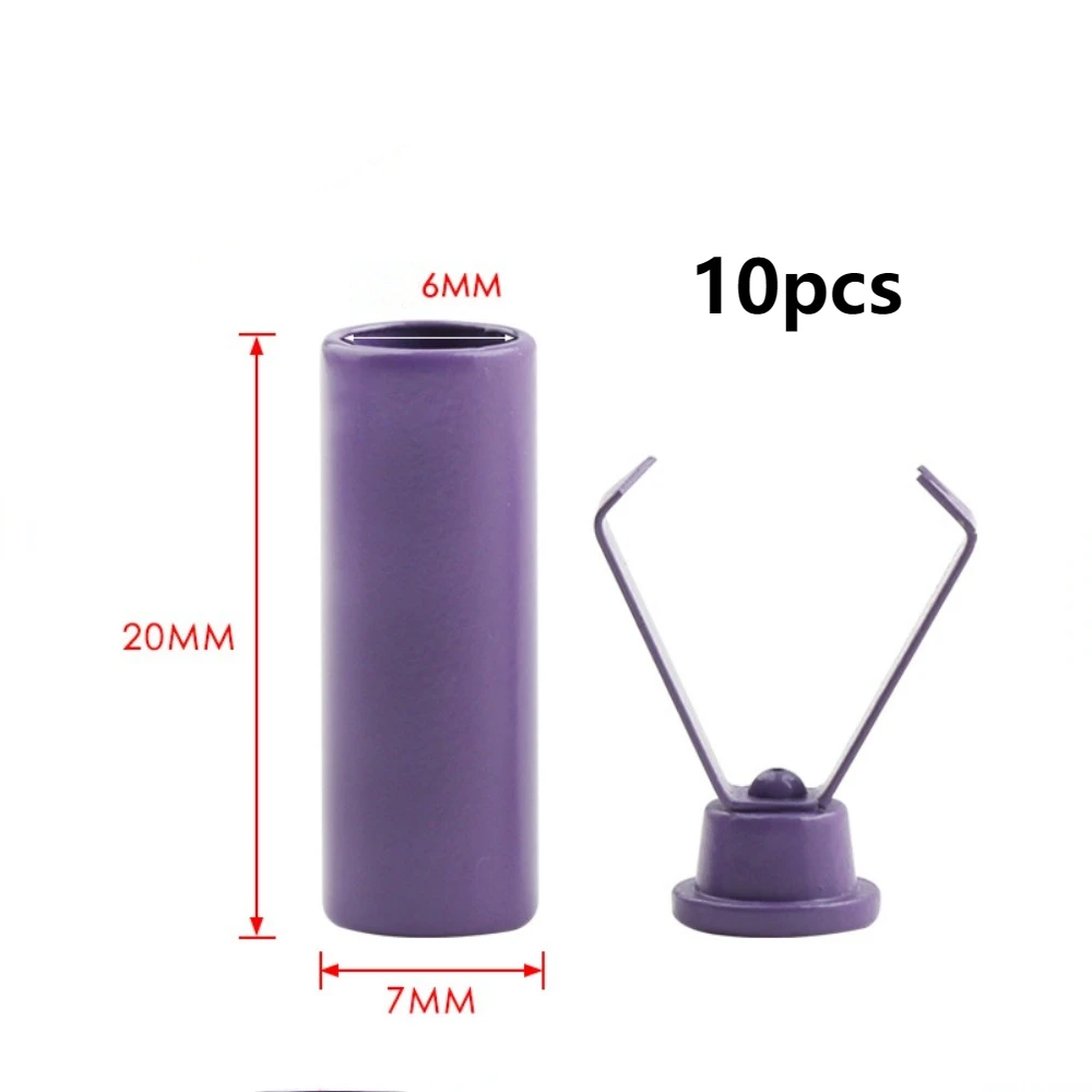 10szt Metalowe końcówki liny Zatyczka Przycisk DIY Zapięcie do pokrywki Sznurek Blokada sznurka Odpinana zaślepka do smyczy na ubrania — zdjęcie 2