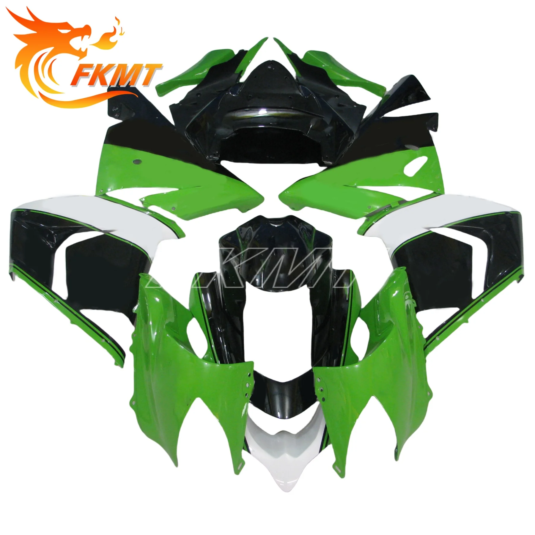 

Injection molded Fairings for Ninja ZX10R 2004 2005 04 05 ZX-10R glossy black fairing set